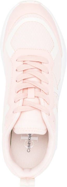 Calvin Klein Jeans Sneakers met logoprint Roze