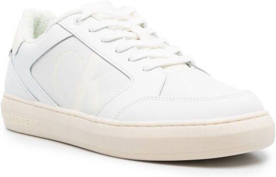 Calvin Klein Jeans Sneakers met logoprint Wit