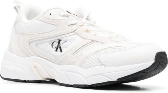 Calvin Klein Jeans Sneakers met vlakken Wit