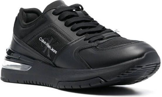 Calvin Klein Leren sneakers Zwart