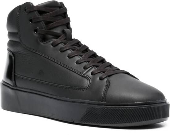 Calvin Klein Leren sneakers Zwart