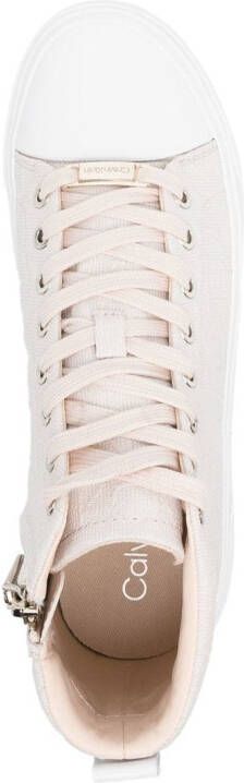 Calvin Klein Vulc high-top sneakers Beige