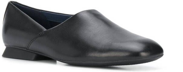 Camper Casi Myra loafers met vierkante neus Zwart