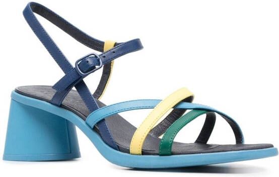 Camper Kiara leren sandalen Blauw