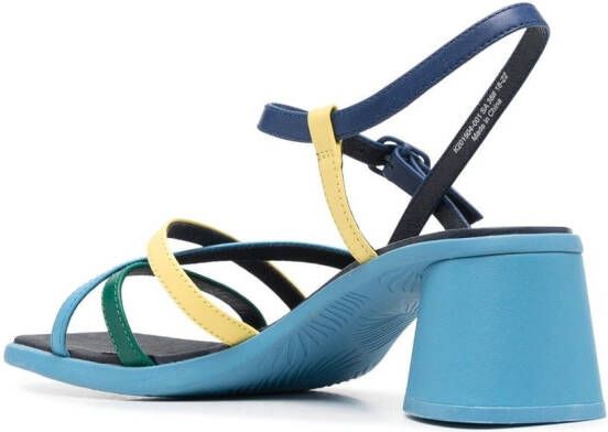 Camper Kiara leren sandalen Blauw