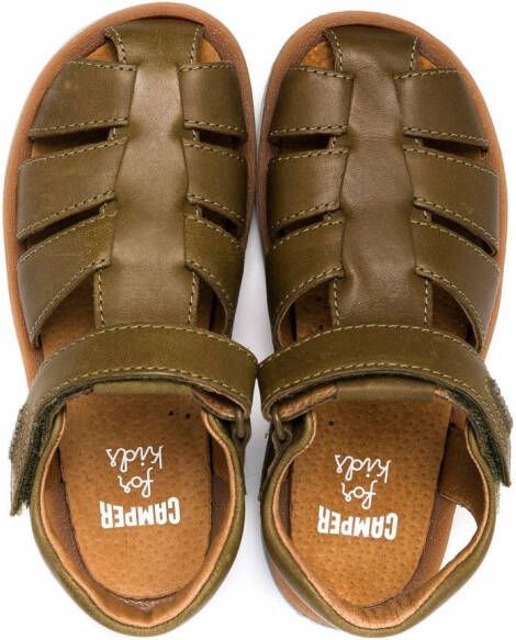 Camper Kids Bicho leren sandalen Groen