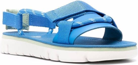 Camper Oruga slingback sandalen Blauw