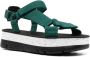 Camper Oruga Up sandalen met open neus Groen - Thumbnail 2