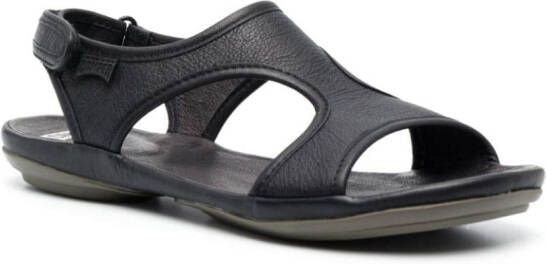 Camper Right leren sandalen Zwart