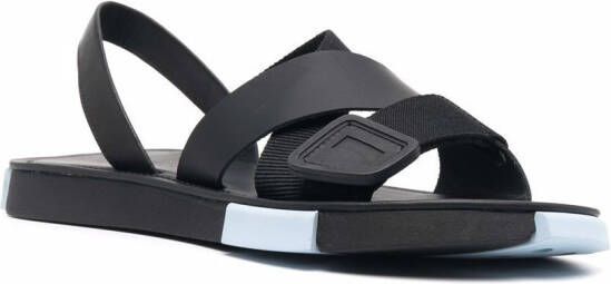 Camper Sandalen met gekruiste bandjes Zwart