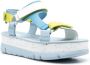 Camper Sandalen met plateauzool Blauw - Thumbnail 2