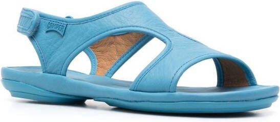 Camper Slingback sandalen met open neus Blauw