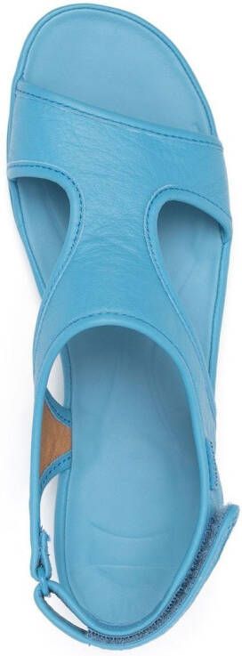 Camper Slingback sandalen met open neus Blauw