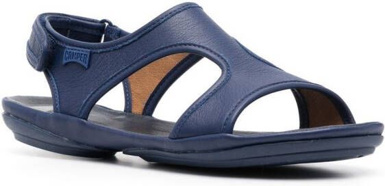 Camper Slingback sandalen met open neus Blauw