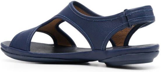 Camper Slingback sandalen met open neus Blauw