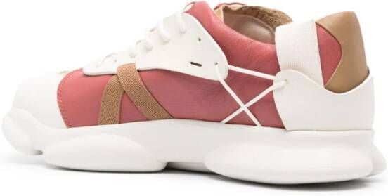 Camper Sneakers met colourblocking Wit