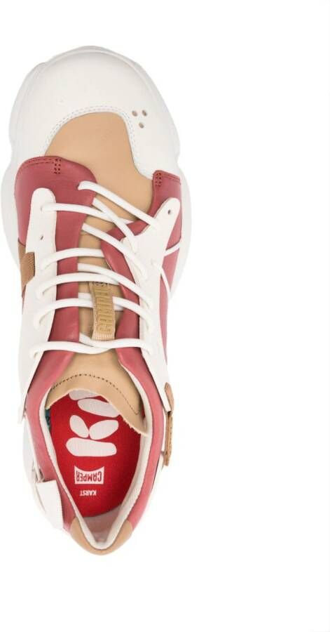 Camper Sneakers met colourblocking Wit