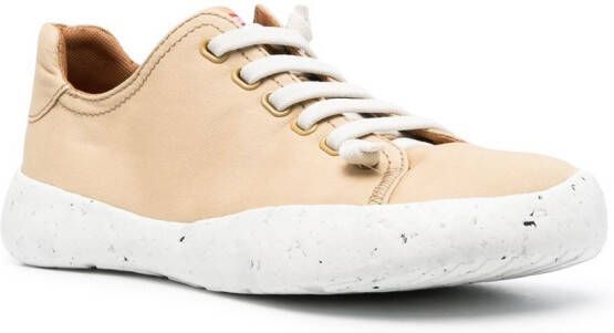 Camper Sneakers met logopatch Beige