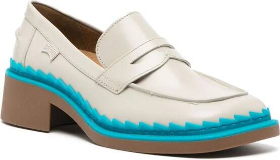 Camper Taylor leren loafers Beige