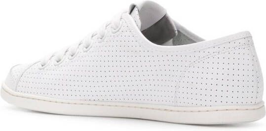 Camper Uno geperforeerde leren sneakers Wit