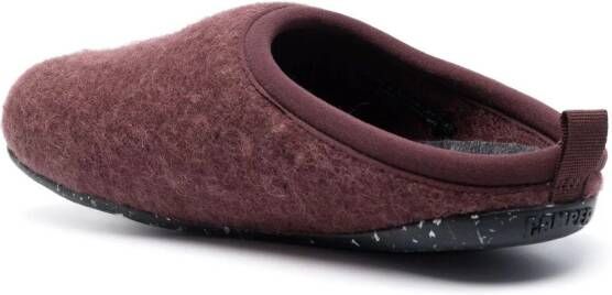 Camper Wabi wollen slippers Bruin