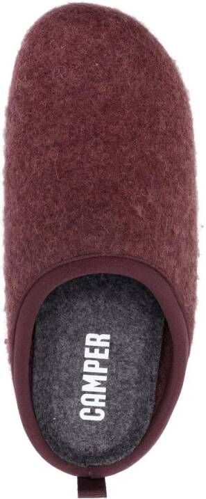 Camper Wabi wollen slippers Bruin