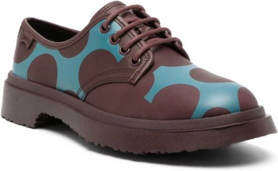 Camper Walden Twins schoenen met stippen Blauw