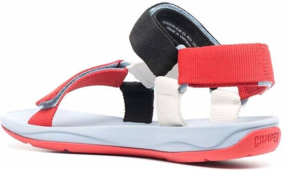 Camper x SailGP Match sandalen met klittenband Rood