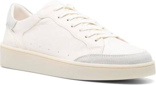 Canali Leren sneakers Wit