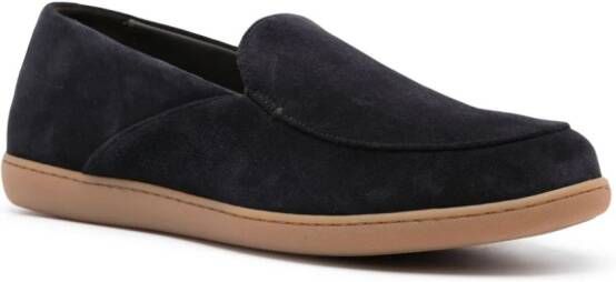 Canali Suède loafers Blauw