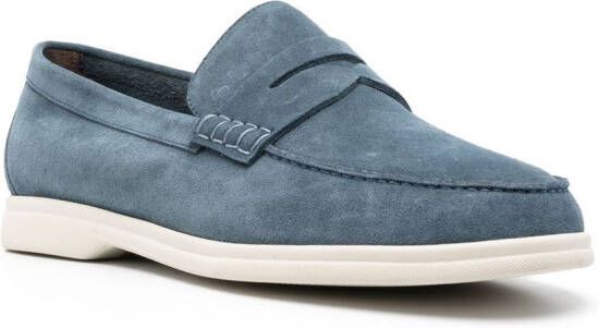 Canali Slip-on loafers Blauw