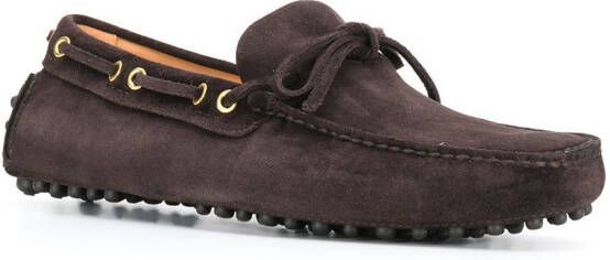 Car Shoe Suède loafers Bruin