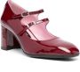 Carel Paris Alice leren Mary Jane schoenen Rood - Thumbnail 2