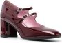 Carel Paris Alice pumps met vierkante neus Rood - Thumbnail 2