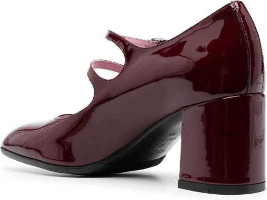 Carel Paris Alice pumps met vierkante neus Rood