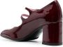 Carel Paris Alice pumps met vierkante neus Rood - Thumbnail 3