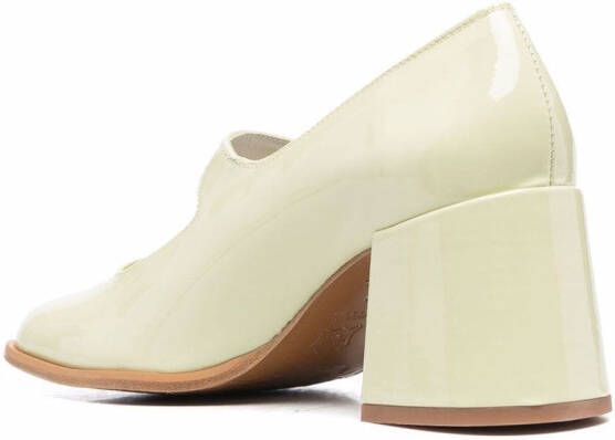 Carel Paris Caren pumps met blokhak Groen