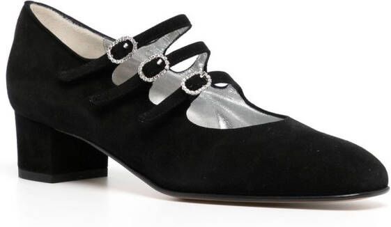 Carel Paris Kina leren pumps Zwart