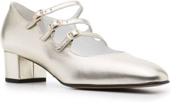 Carel Paris Kina Mary Jane pumps Goud