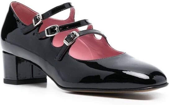 Carel Paris Mary Jane pumps met gesp Zwart