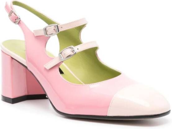 Carel Paris Papaya lakleren pumps Roze