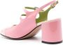 Carel Paris Papaya lakleren pumps Roze - Thumbnail 3