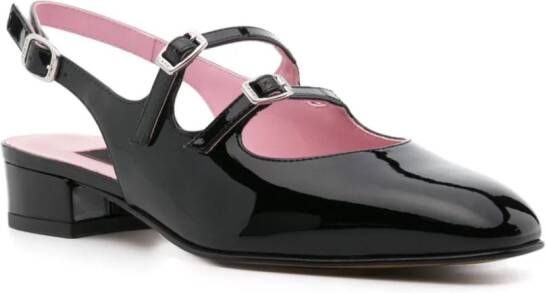 Carel Paris Peche slingback pumps Zwart