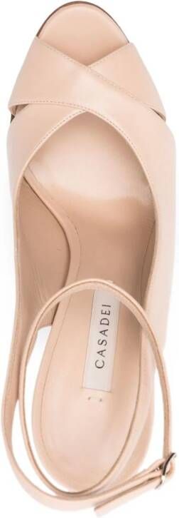 Casadei Floral Jolly 160 mm pumps Beige