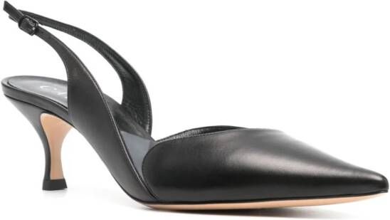 Casadei Leren pumps Zwart