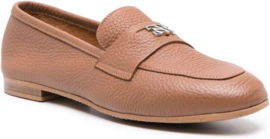 Casadei Antilope suède loafers Bruin