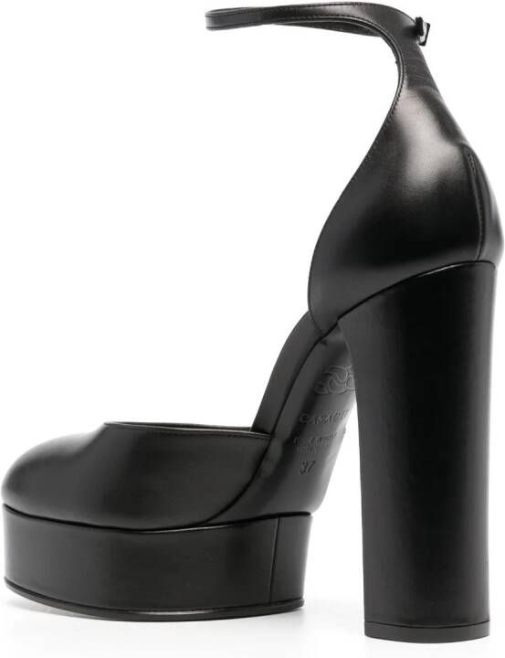 Casadei Betty pumps met plateauzool Zwart