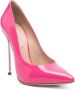 Casadei Blade 120mm lakleren pumps Roze - Thumbnail 2