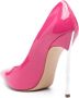 Casadei Blade 120mm lakleren pumps Roze - Thumbnail 3