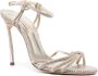 Casadei Blade C+C leren sandalen Goud - Thumbnail 2